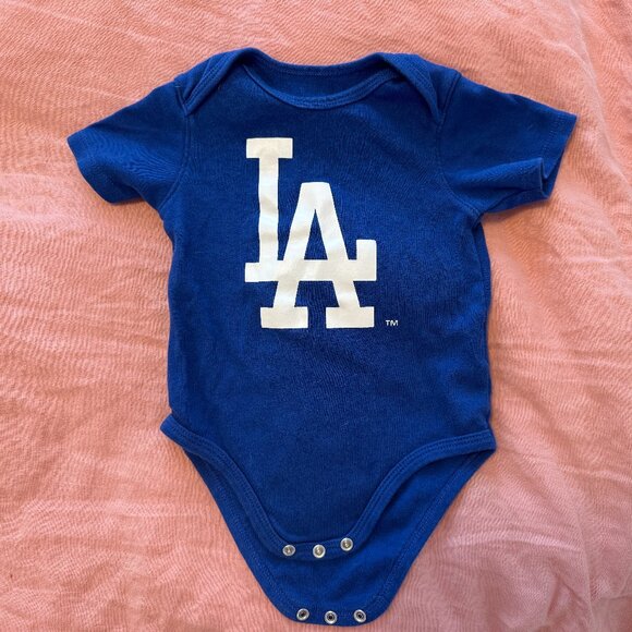 ⚾️ LA Dodgers Baby Bodysuit & Hoodie Set (12M, MLB Genuine Merchandise) - Picture 2 of 6